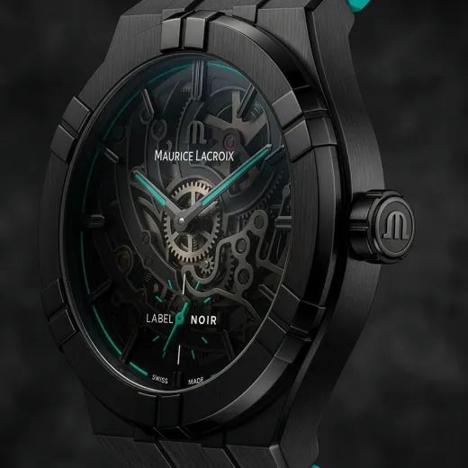 MAURICE LACROIX AIKON AUTOMATIC SKELETON LABEL NOIR LIMITED EDITION AI6028-DLB0B-030-H - AIKON - ZNAČKY