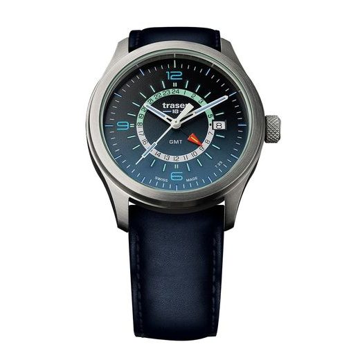 TRASER AURORA GMT BLUE - KŮŽE - CLASSIC - ZNAČKY