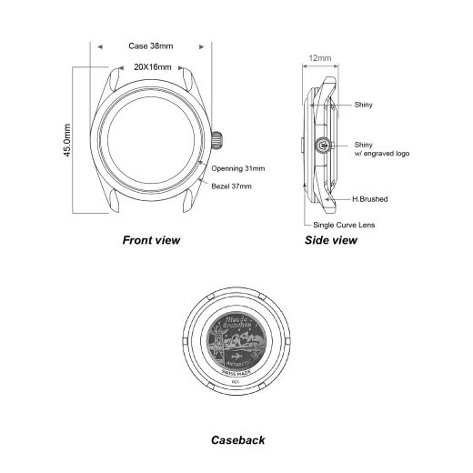 NIVADA GRENCHEN ANTARCTIC 38 MM - EGGSHELL BEIGE LUMINOVA - ANTARCTIC - BRANDS