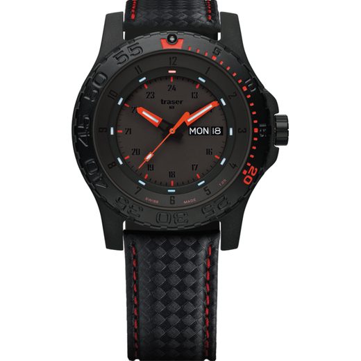 TRASER P6600 RED COMBAT, LEATHER - TACTICAL - BRANDS