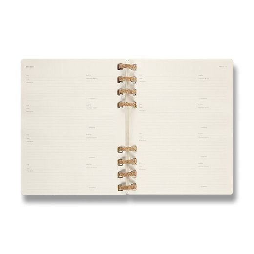 DIÁŘ MOLESKINE SPIRAL ACADEMIC 2023 SVĚTLE ŠEDÝ - TÝDENNÍ/MĚSÍČNÍ - TVRDÉ DESKY - XL 1206/5730319 - DIARIES AND NOTEBOOKS - ACCESSORIES