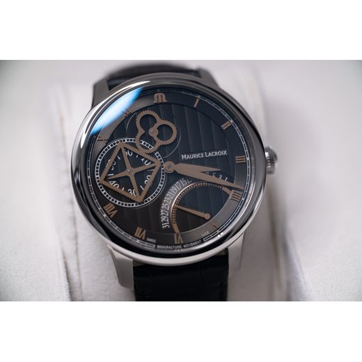 Maurice lacroix masterpiece sales square wheel retrograde