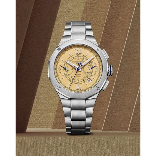 BAUME & MERCIER RIVIERA FLYBACK CHRONOGRAPH 10828 - RIVIERA - BRANDS