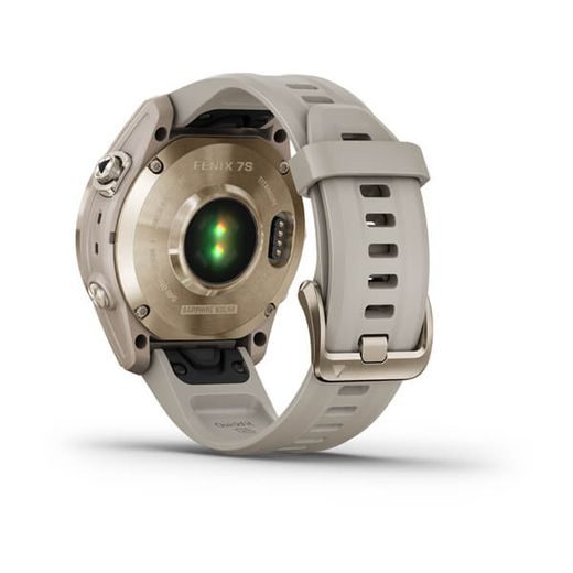 GARMIN FENIX 7S PRO SAPPHIRE SOLAR TITAN CREAM GOLD/ SAND SILICONE BAND - 010-02539-21 - ARCHÍV