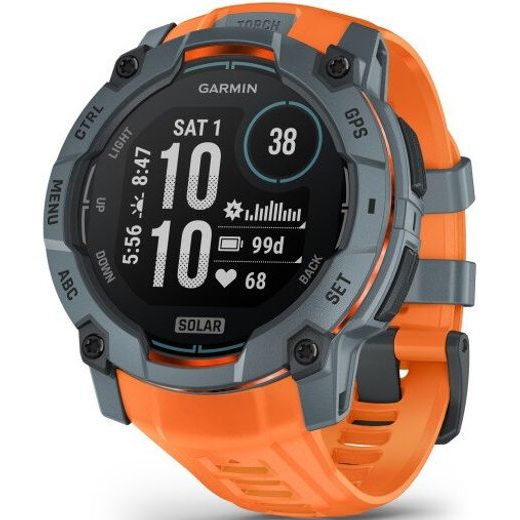 GARMIN INSTINCT® 3 – 50 MM, SOLAR TWILIGHT S SOLSTICE PÁSKEM 010-02935-01 - INSTINCT 3 - ZNAČKY