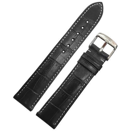 LEATHER STRAP ZEPPELIN BLACK 20 MM - STRAPS - ACCESSORIES