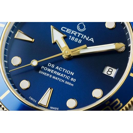 CERTINA DS ACTION DIVER POWERMATIC 80 SEA TURTLE CONSERVANCY C032.807.22.041.10 - SPECIAL EDITION - DS POWERMATIC 80 - ZNAČKY