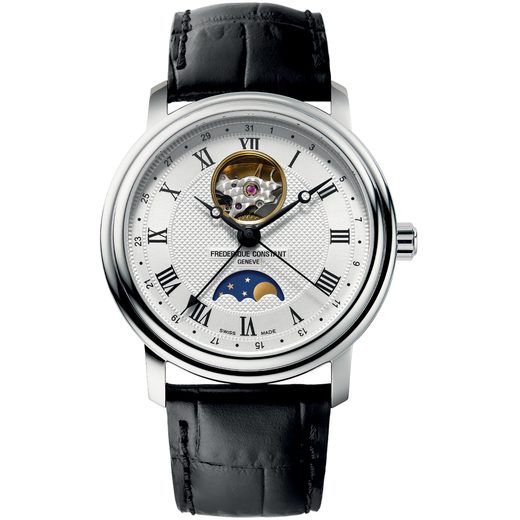 FREDERIQUE CONSTANT CLASSICS HEART BEAT MOONPHASE DATE AUTOMATIC FC-335MC4P6 - CLASSICS GENTS - HODINKY