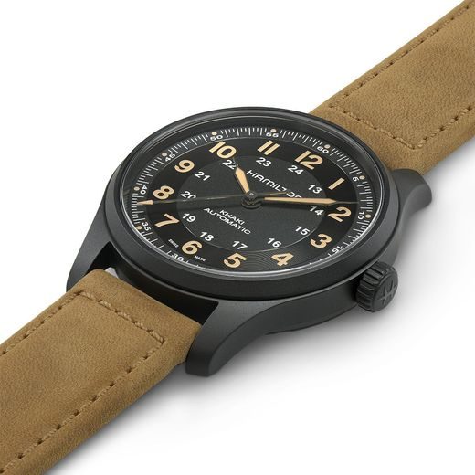 HAMILTON KHAKI FIELD TITANIUM AUTO H70665533 - KHAKI FIELD - ZNAČKY