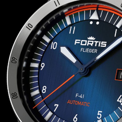 FORTIS FLIEGER F-41 MIDNIGHT BLUE F4220012 - FLIEGER - BRANDS