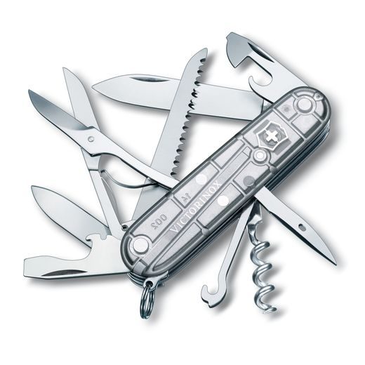 NŮŽ VICTORINOX HUNTSMAN SILVERTECH 1.3713.T7B1 - POCKET KNIVES - ACCESSORIES