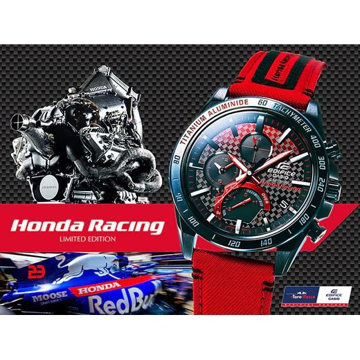 CASIO EDIFICE EQB-1000HRS-1AER HONDA RACING LIMITED EDITION - CASIO - ZNAČKY