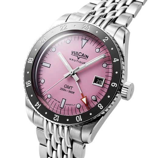 VULCAIN SKINDIVER GMT - PINK - SKINDIVER NAUTIQUE - ZNAČKY