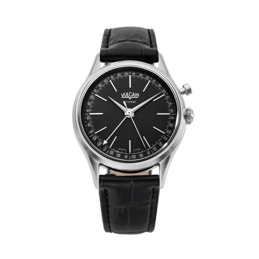 VULCAIN CRICKET PRESIDENT 39 MM - BLACK - CRICKET PRESIDENT - ZNAČKY