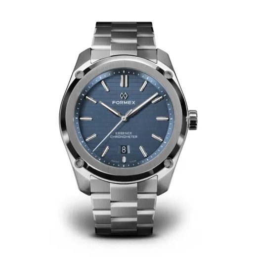 FORMEX ESSENCE FORTYTHREE AUTOMATIC CHRONOMETER BLUE STEEL BRACELET - ESSENCE - BRANDS