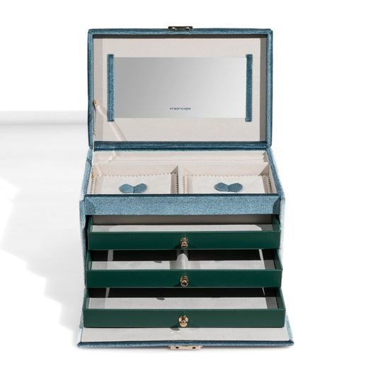 JEWELLERY BOX FRIEDRICH LEDERWAREN CHENILLE 23343-5 - JEWELLERY BOXES - ACCESSORIES