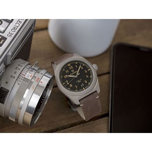 FORMEX FIELD AUTOMATIC CHARCOAL LEONE BOLGHERI LEATHER STRAP 0660.1.6523.723 - FIELD AUTOMATIC - ZNAČKY