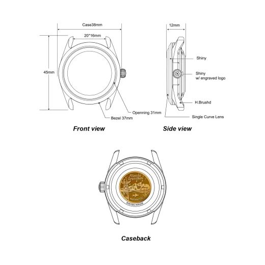 NIVADA GRENCHEN ANTARCTIC GLACIER 38 MM - ANTARCTIC - BRANDS