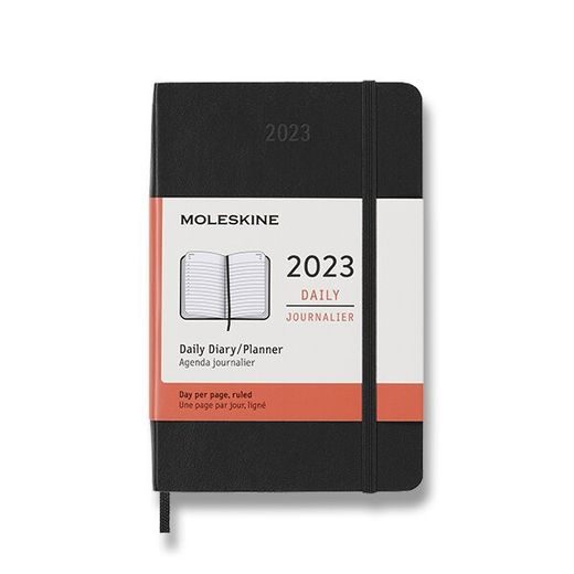 DIÁŘ MOLESKINE 2023 VÝBĚR BAREV - DENNÍ - MĚKKÉ DESKY - S 1206/57220 - DIARIES AND NOTEBOOKS - ACCESSORIES