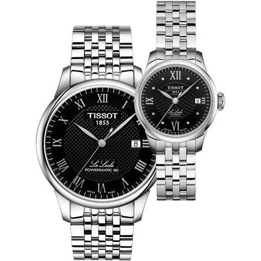 SET TISSOT LE LOCLE AUTOMATIC T006.407.11.053.00 A T41.1.183.56 - LE LOCLE AUTOMATIC - ZNAČKY