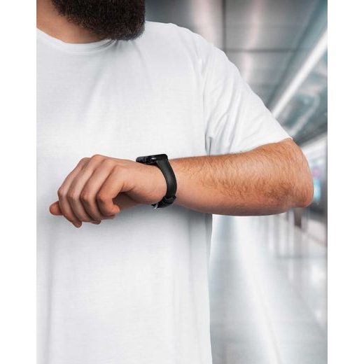 ŘEMÍNEK HIRSCH URBANE PRO APPLE WATCH - ČERNÝ - ŘEMÍNKY - OSTATNÍ