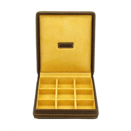 JEWELLERY CASE FRIEDRICH LEDERWAREN CARBON 32053-8 - JEWELLERY BOXES - ACCESSORIES