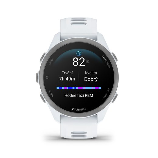 GARMIN FORERUNNER® 170 WHITESTONE S ŘEMÍNKEM WHITESTONE / CLOUD BLUE 010-03920-01 - FORERUNNER 170 - ZNAČKY