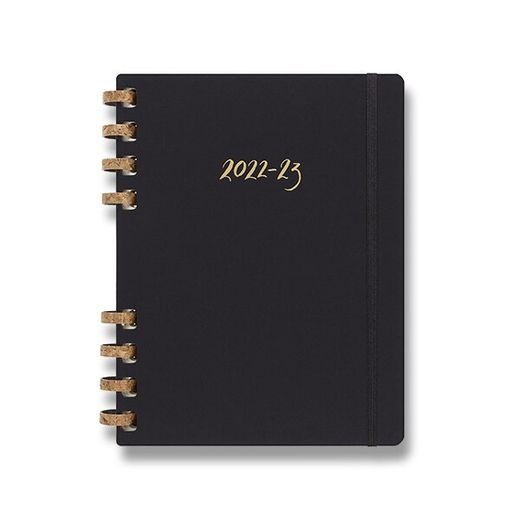 DIÁŘ MOLESKINE SPIRAL ACADEMIC 2023 ČERNÝ - TÝDENNÍ/MĚSÍČNÍ - TVRDÉ DESKY - XL 1206/5730019 - DIÁŘE A ZÁPISNÍKY - OSTATNÍ