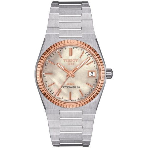TISSOT PRX 35MM POWERMATIC 80 STEEL &18K GOLD T931.207.41.111.00 - PRX - BRANDS