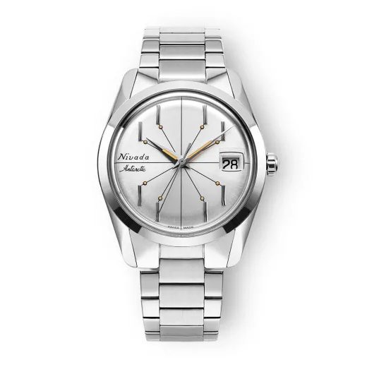 NIVADA GRENCHEN ANTARCTIC SPIDER SILVER 35 MM - ANTARCTIC - BRANDS