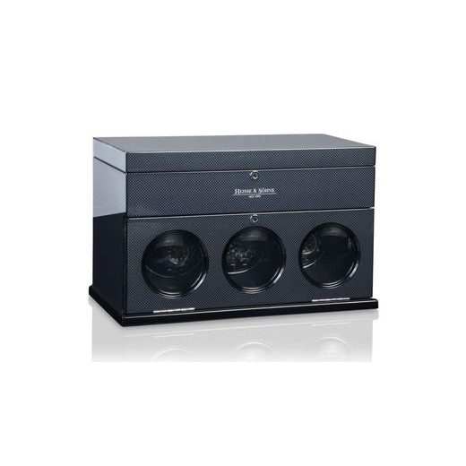 WATCH WINDER HEISSE & SÖHNE LOOP CARBON 70019-244.67 - WATCH WINDERS - ACCESSORIES