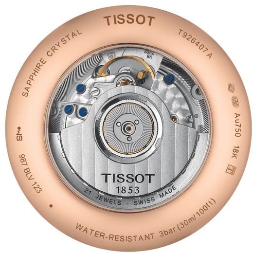 TISSOT EXCELLENCE AUTOMATIC 18K GOLD T926.407.76.041.00 - T-GOLD - ZNAČKY