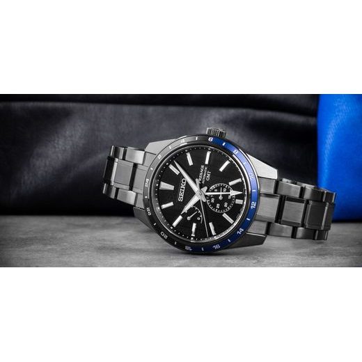 Seiko Presage SPB271 Sharp-Edged GMT Zero Halliburton Limited Edition  Automatic Watch | Skeie's Jewelers