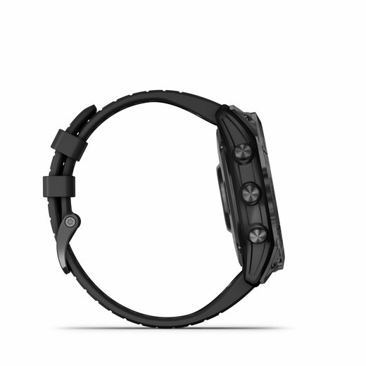 GARMIN FĒNIX 7X PRO SAPPHIRE SOLAR EDITION CARBON GRAY DLC TITANIUM / BLACK BAND - 010-02778-11 - FENIX 7X - BRANDS