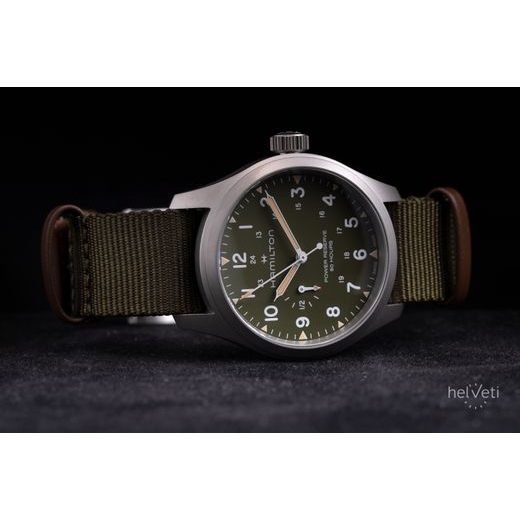 HAMILTON KHAKI FIELD MECHANICAL POWER RESERVE 40 MM H69509960 - KHAKI FIELD - ZNAČKY
