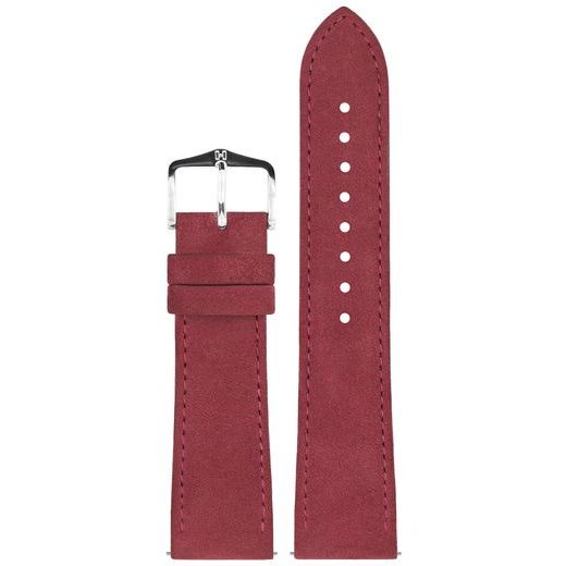 ŘEMÍNEK HIRSCH OSIRIS NUBUK - VÍNOVÝ - STRAPS - ACCESSORIES