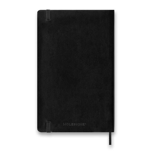 DIÁŘ MOLESKINE 2024 ČERNÝ - MĚSÍČNÍ - MĚKKÉ DESKY - L 1206/5726017 - DIARIES AND NOTEBOOKS - ACCESSORIES