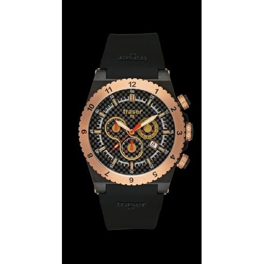 TRASER CLASSIC CHRONO CARBON PRO SILICONE - TRASER - BRANDS