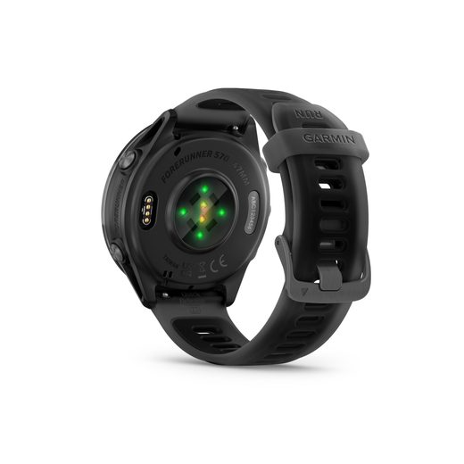 GARMIN FORERUNNER® 570 - 47MM SLATE GREY HLINÍKOVÁ LUNETA, POLOPRŮHLEDNÝ ŘEMÍNEK BLACK/BLACK 010-02971-00 - FORERUNNER 570 - ZNAČKY