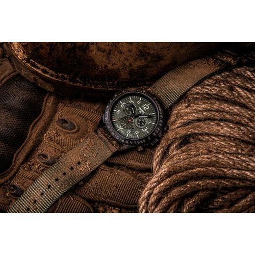 TRASER P67 OFFICER PRO CHRONOGRAPH GREEN, NATO - HERITAGE - BRANDS