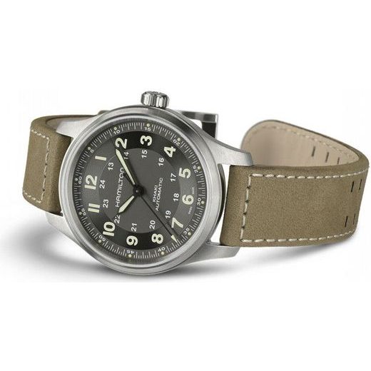 HAMILTON KHAKI FIELD TITANIUM AUTO H70545550 - KHAKI FIELD - ZNAČKY