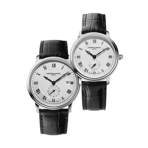 SET FREDERIQUE CONSTANT SLIMLINE FC-245M5S6 A FC-235M1S6 - WATCHES FOR COUPLES - WATCHES