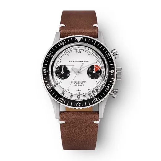 NIVADA GRENCHEN CHRONOMASTER WHITE PANDA INTER. BEZEL - MANUAL - CHRONOMASTER - ZNAČKY