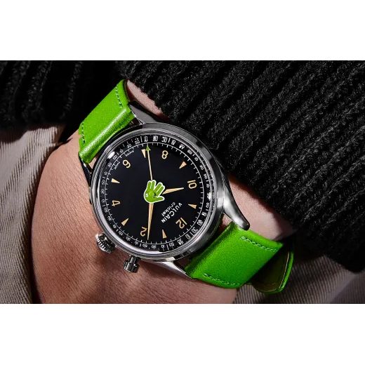VULCAIN CRICKET SALUTE 36 MM GREEN - ARCHÍV