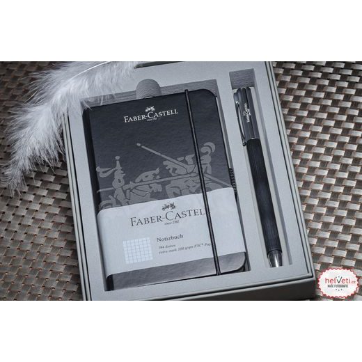GIFT SET FABER-CASTELL AMBITION PRECIOUS RESIN BALLPOINT PEN AND NOTEBOOK 1206/1496230 - PENS SETS - ACCESSORIES