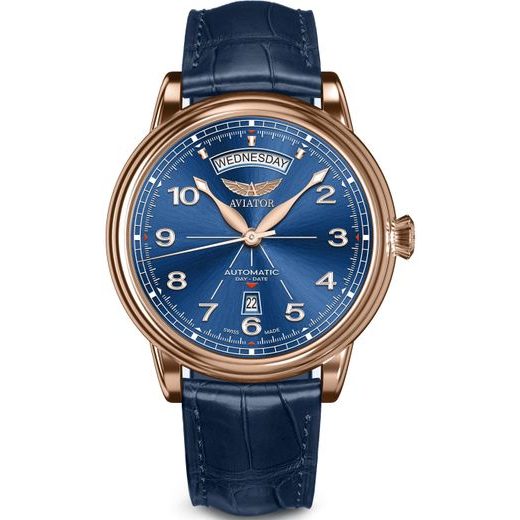 AVIATOR DOUGLAS DAY-DATE 45 AUTOMATIC V.3.44.2.402.4 - DOUGLAS DAY-DATE - BRANDS