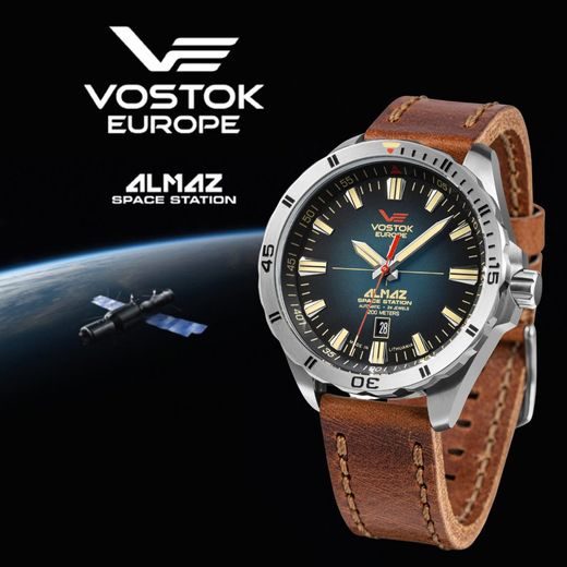 VOSTOK EUROPE ALMAZ AUTOMATIC LINE NH35-320A678 - ALMAZ SPACE STATION - ZNAČKY