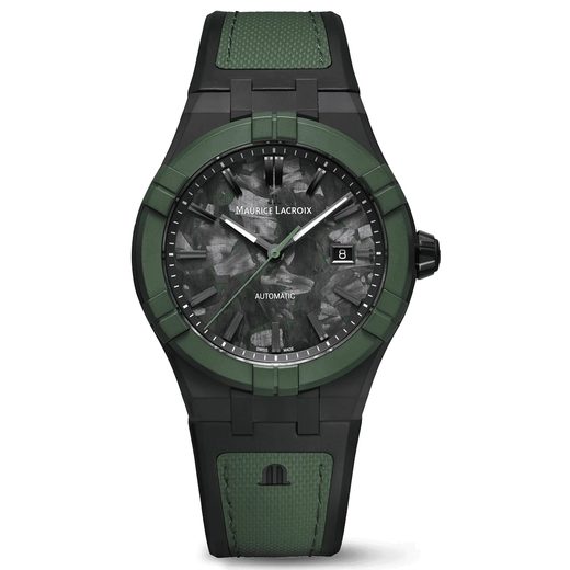 MAURICE LACROIX AIKONIC FROZEN CARBON DEEP FOREST LIMITED EDITION AC6008-TTL50-630-2 - AIKONIC - MĂRCI