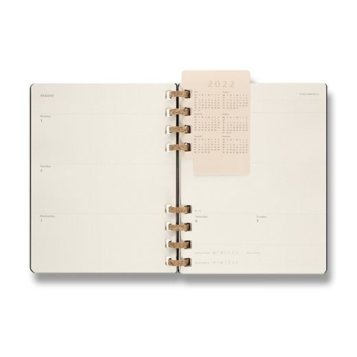 DIÁŘ MOLESKINE SPIRAL ACADEMIC 2023 ČERNÝ - TÝDENNÍ/MĚSÍČNÍ - TVRDÉ DESKY - XL 1206/5730019 - DIÁŘE A ZÁPISNÍKY - OSTATNÍ