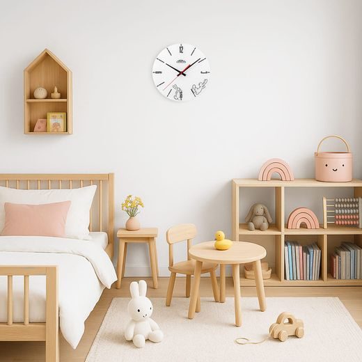 HODINY PRIM BOB A BOBEK E19.5460.0090.007049 - NÁSTĚNNÉ HODINY - OSTATNÍ